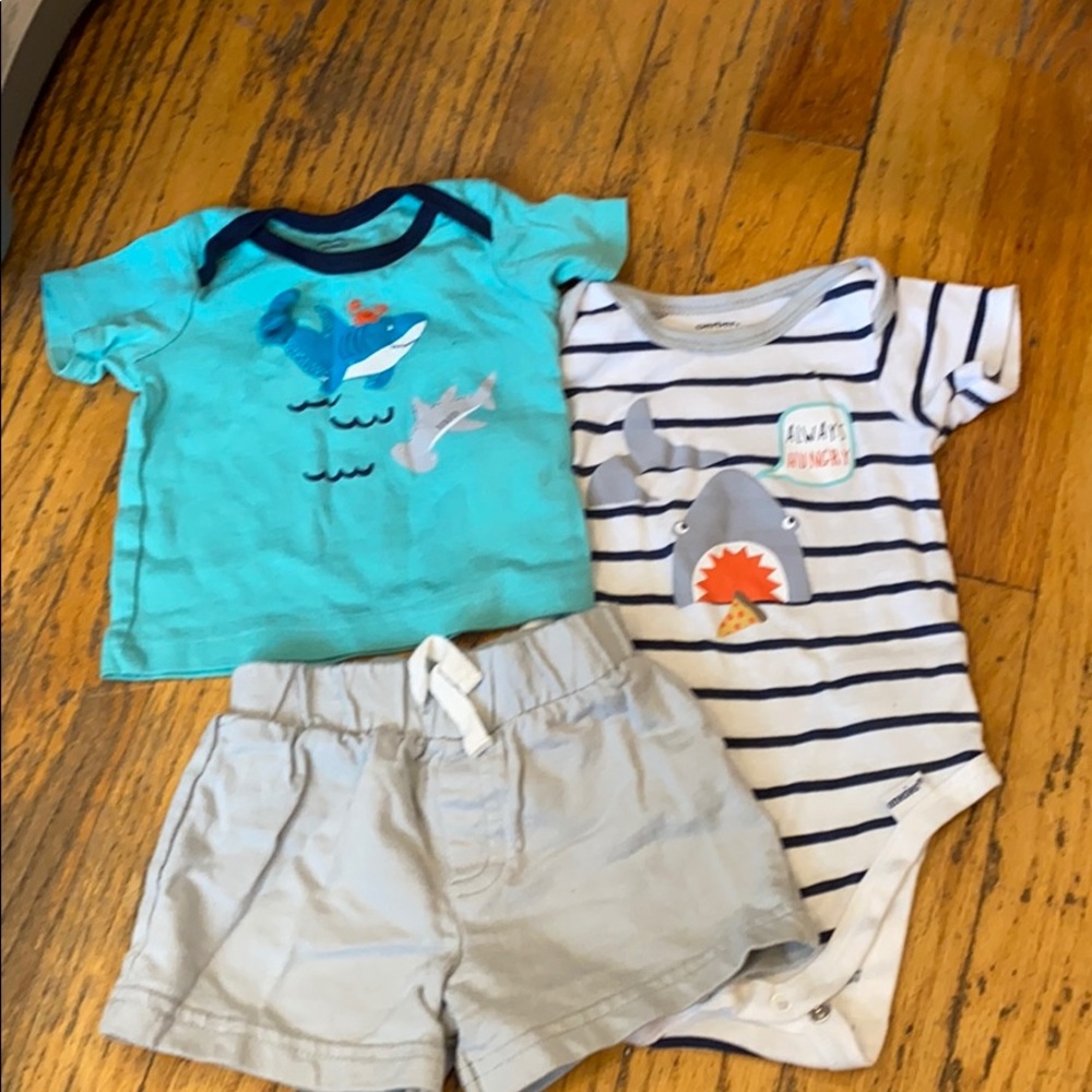 Baby boy summer set